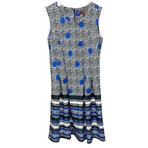 Isle by Melis Kozan Bottomless Brunch Scuba Dress Polka Dot Sleeveless Medium